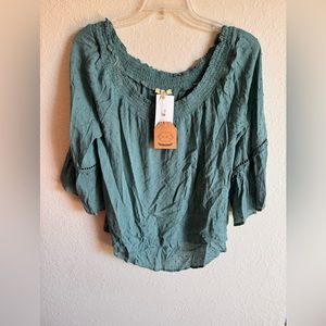 Women’s Kori America blouse size large nwt